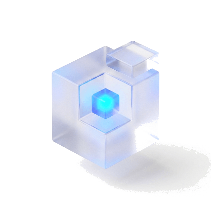 A glass cube opened at one corner to reveal the glowing core inside — finding the real bottleneck